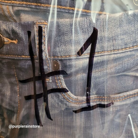 Blanknyc intro Jeans 29 Mid Rise Skinny Tummy Control Raw Step Hem Medium Light - Picture 13 of 14